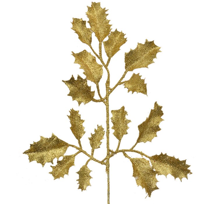 Clayre & Eef 65801 Decoración Ramita color oro 15x3x38 cm