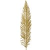 Clayre & Eef 65806 Hoja decorativa de plástico dorado 7x1x45 cm