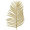 Clayre & Eef 65808 Hoja Decorativa Color Dorado 21x2x51 cm Plástico