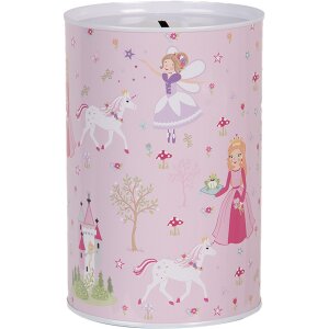 Clayre & Eef 6BL0159 Hucha Princesa rosa Ø10x15 cm