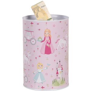 Clayre & Eef 6BL0159 Hucha Princesa rosa Ø10x15 cm