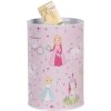 Clayre & Eef 6BL0159 Hucha Princesa rosa Ø10x15 cm