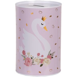 Clayre & Eef 6BL0165 Hucha Rosa Blanco Ø 10x15...