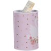 Clayre & Eef 6BL0165 Hucha Rosa Blanco Ø 10x15 cm Romántico Motivo Cisne