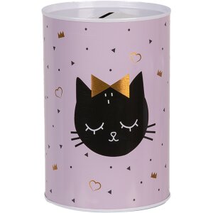 Clayre & Eef 6BL0166 Hucha Gato Rosa Ø 10x15 cm