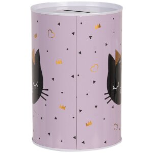 Clayre & Eef 6BL0166 Hucha Gato Rosa Ø 10x15 cm