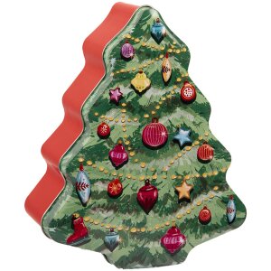 Clayre & Eef 6BL0154 Lata Árbol de Navidad...