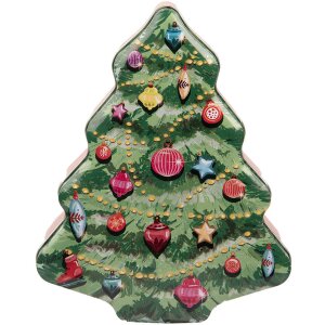 Clayre & Eef 6BL0154 Lata Árbol de Navidad...