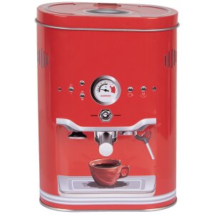 Clayre & Eef 6BL0190 Caja de Lata Roja 14x8x19 cm...