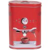 Clayre & Eef 6BL0190 Caja de Lata Roja 14x8x19 cm Estilo Campestre
