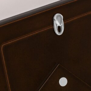 Marco ZEP Benevento plateado fondo madera 10x15 13x18 15x20 cm