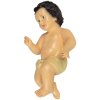 Clayre & Eef 6PR5282 Figura Decorativa Niño Estilo Barroco Beige 20x15x37 cm