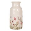 Clayre & Eef Jarrón 6CE1932L Beige Rosa Ø 15x32 cm Cerámica Estilo Campestre