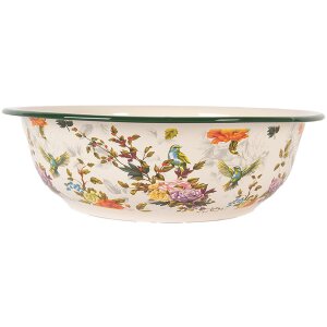 Clayre & Eef 6EM0003 Bol Decorativo Esmalte Beige...