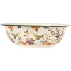 Clayre & Eef 6EM0003 Bol Decorativo Esmalte Beige Verde Ø 30 cm 3000 ml