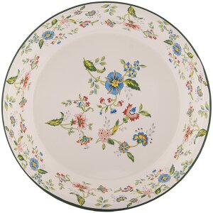 Clayre & Eef 6EM0005 Plato decorativo esmaltado...