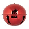 Clayre & Eef 6Y5726S Campana decorativa Ø 5x4 cm roja estilo campestre