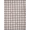 Clayre & Eef LVT42-2G Paño de cocina Beige Gris Estilo Campestre 50x70 cm Algodón