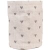Clayre & Eef LVT50G Panera Algodón Gris Beige Ø 15x16 cm Redonda
