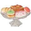Clayre & Eef 65980GR Decoración Donut Verde Marrón Ø 6x2 cm
