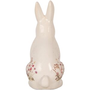 Clayre & Eef 6CE1959L Conejo Decorativo Beige Rosa 16x12x28 cm