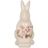 Clayre & Eef 6CE1959M Conejo Decorativo Cerámica Beige Rosa 13x10x21 cm