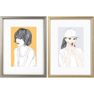 Marco Retrato Goldbuch CENTELLA Plata Oro 15x20 18x24 cm...