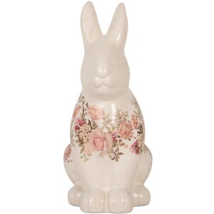Clayre & Eef 6CE1956L Conejo Decorativo Beige Rosa...