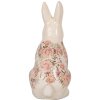 Clayre & Eef 6CE1956L Conejo Decorativo Beige Rosa 16x12x28 cm