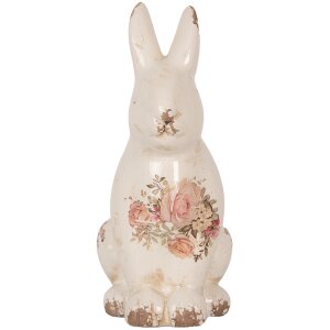 Clayre & Eef 6CE1957M Conejo Decorativo Beige Rosa...