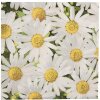 Clayre & Eef 73076 Servilletas de papel margaritas 33x33 cm 20 piezas