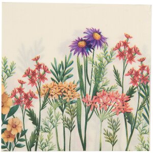 Clayre & Eef 73079 Servilletas de Papel Beige Rosa...