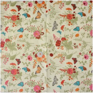 Clayre & Eef 73081 Servilletas de Papel 33x33 cm...