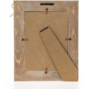 ZEP portarretratos de madera Lille marrón blanco 10x15 13x18 15x20 cm decoración corazón
