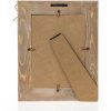 ZEP portarretratos de madera Lille marrón blanco 10x15 13x18 15x20 cm decoración corazón