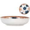 Clayre & Eef 6CEBO0068 Cuenco Cerámica Beige Azul Ø 10x3 cm 50 ml