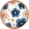 Clayre & Eef 6CEBO0068 Cuenco Cerámica Beige Azul Ø 10x3 cm 50 ml