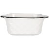 Clayre & Eef 6CEBO0097 Bol Cerámica Blanco Negro 15x12x5 cm 275 ml