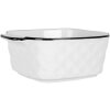 Clayre & Eef 6CEBO0097 Bol Cerámica Blanco Negro 15x12x5 cm 275 ml