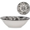 Clayre & Eef 6CEBO0163 Bol Cerámica Blanco Negro Ø 15x5 cm 350 ml