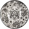 Clayre & Eef 6CEBO0163 Bol Cerámica Blanco Negro Ø 15x5 cm 350 ml
