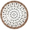 Clayre & Eef 6CEBO0167 Bol Blanco Marrón Ø 16x5 cm 350 ml Cerámica de Bohemia