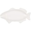 Clayre & Eef 6CEBO0171 Cuenco Pez Blanco 30x15x3 cm Cerámica Estilo Campestre