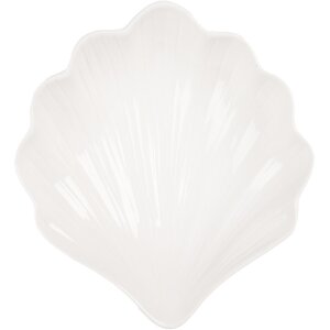 Clayre & Eef 6CEBO0175 Bol Cerámica Blanco Estilo Campestre 16x15x4 cm