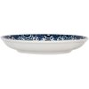 Clayre & Eef 6CEDP0166 Plato Ø 21 cm Blanco Azul Desayuno Bohemio Cerámica