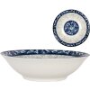 Clayre & Eef 6CEPS0001 Bol Cerámica Blanco Azul Ø 21 cm 600 ml