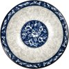 Clayre & Eef 6CEPS0001 Bol Cerámica Blanco Azul Ø 21 cm 600 ml