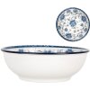 Clayre & Eef 6CEPS0003 Cuenco Cerámica Blanco Azul Ø 19x7 cm 750 ml