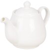 Clayre & Eef 6CETE0144 Tetera Cerámica Blanca 800 ml 22x13x15 cm