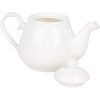 Clayre & Eef 6CETE0144 Tetera Cerámica Blanca 800 ml 22x13x15 cm